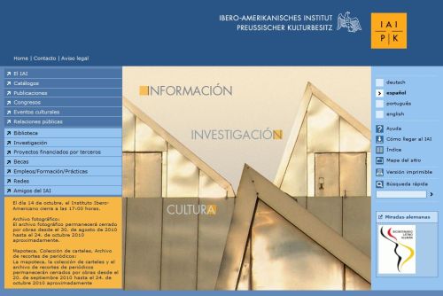 80 años del Instituto Iberoamericano de Berlín 80 años del Instituto Iberoamericano de Berlín