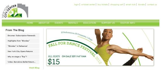 NEW YORK CITY CENTER ANNOUNCES 2012-13 SEASON
